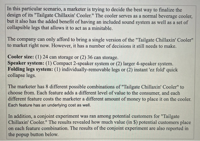 Mini Case: Using Conjoint Experiments to Tailor