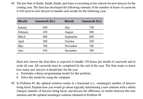 i only need the answer to question #50 49. The