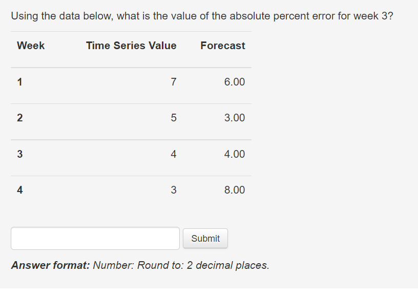 Using the data below, what is the value of the