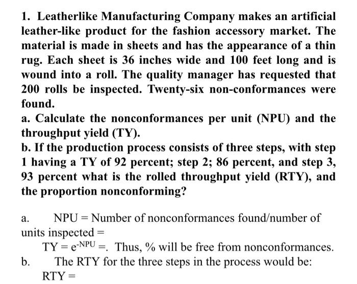 please use excel and show formulas to solve