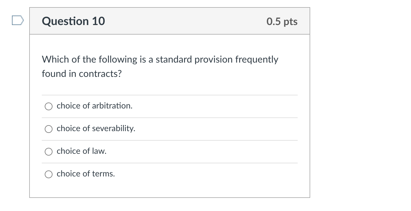 Question 8 0.5 pts Porkopolis Brewery contracts