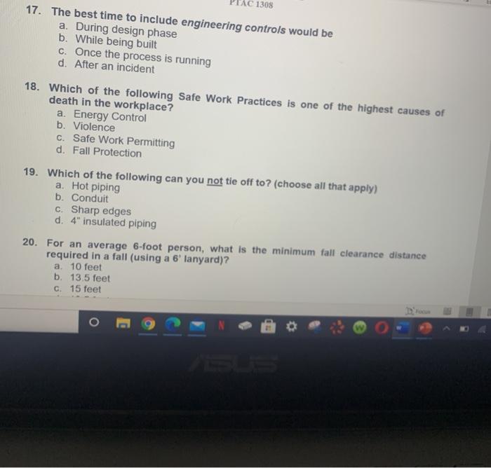 NCB05 17. The best time to include engineering