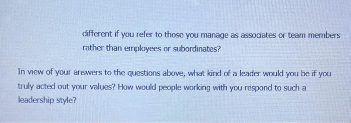 This is actually organisational behaviour