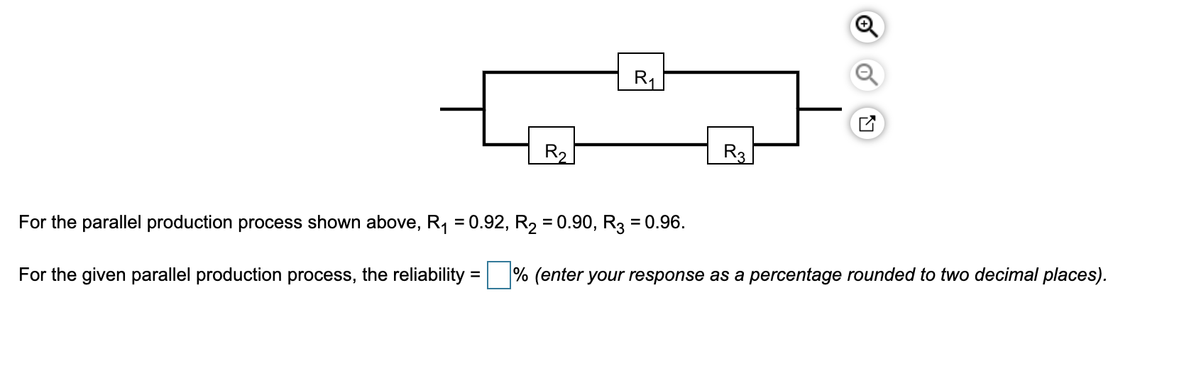 R2 For the parallel production process shown