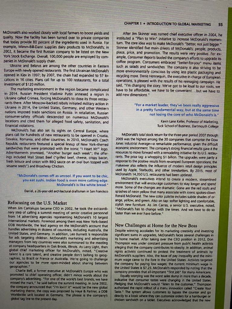 Situation analysis/ SWOT for this case. CASE 1-2