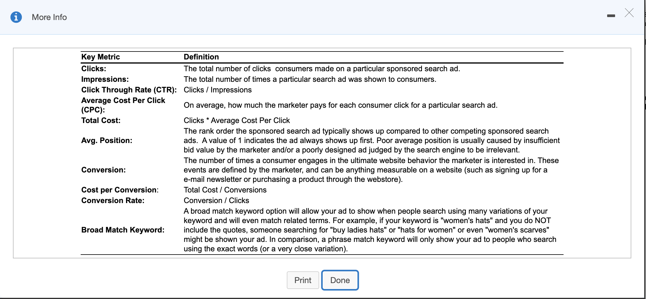 Metrics 5.1 Question Help Web Analytics Mini