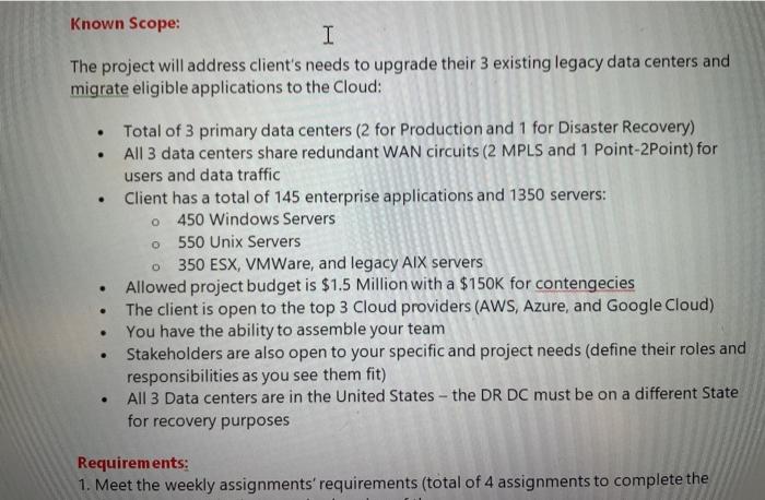 This course project introduces an opportunity to