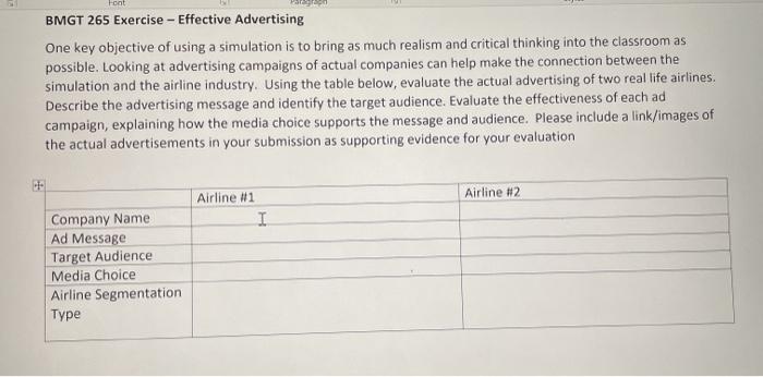 about any country Foot BMGT 265 Exercise -