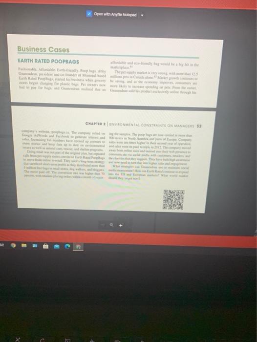 Open with the Notepad Business Cases EARTH RATED