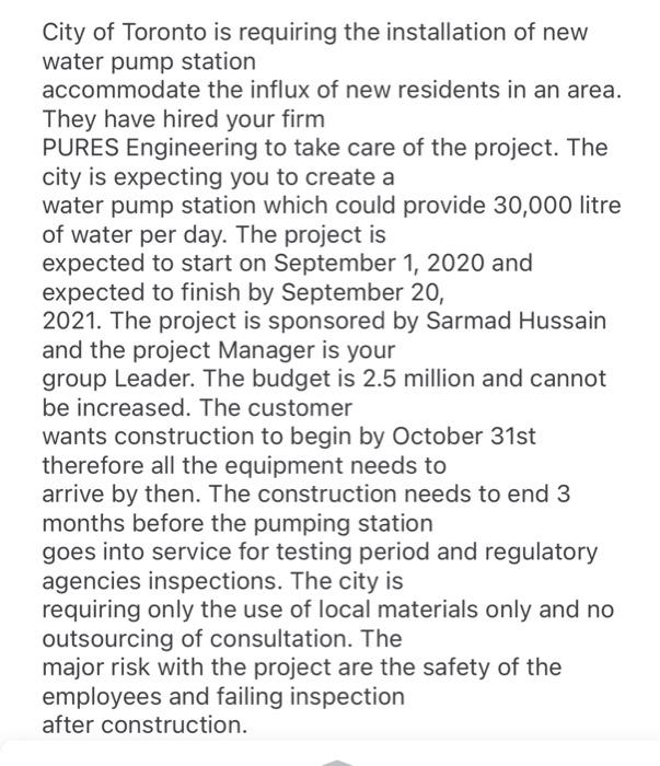 subject: project management please do it in 30