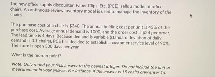 The new office supply discounter, Paper Clips,