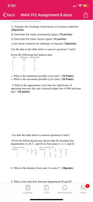 5:50 Back MAN 312 Assignment 6.docx 1) Explain