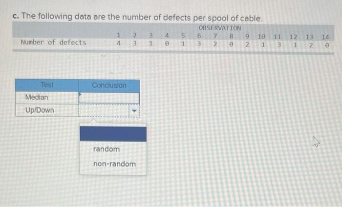 Analyze the data in the following problems using
