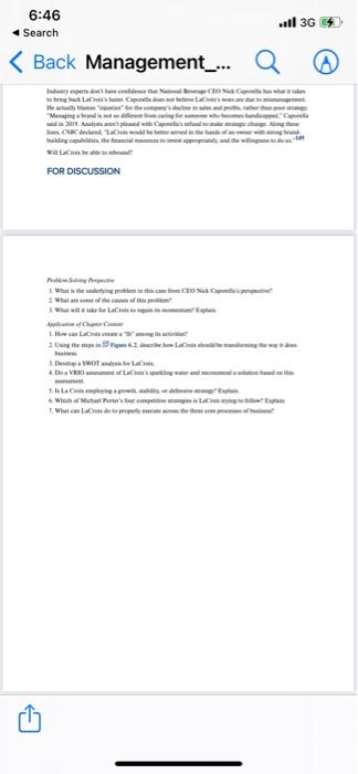 all 3G 4 6:45 Search < Back Management_... 1 of