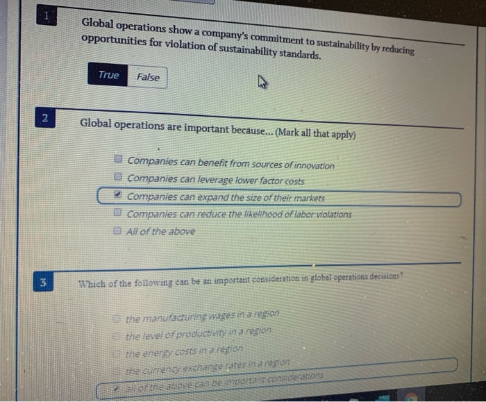 Global operations show a company's commitment to