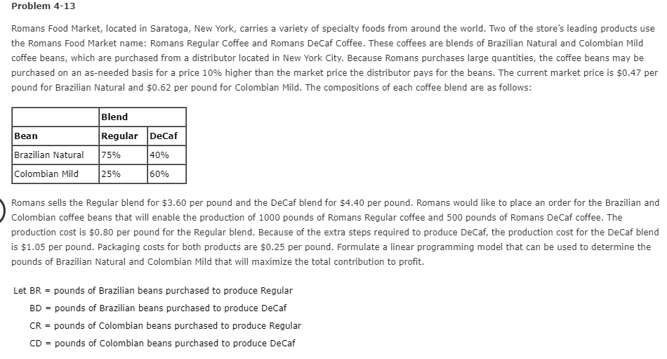 ANSWER ALL PLEASE ANSWER ALL Problem 4-13 Romans