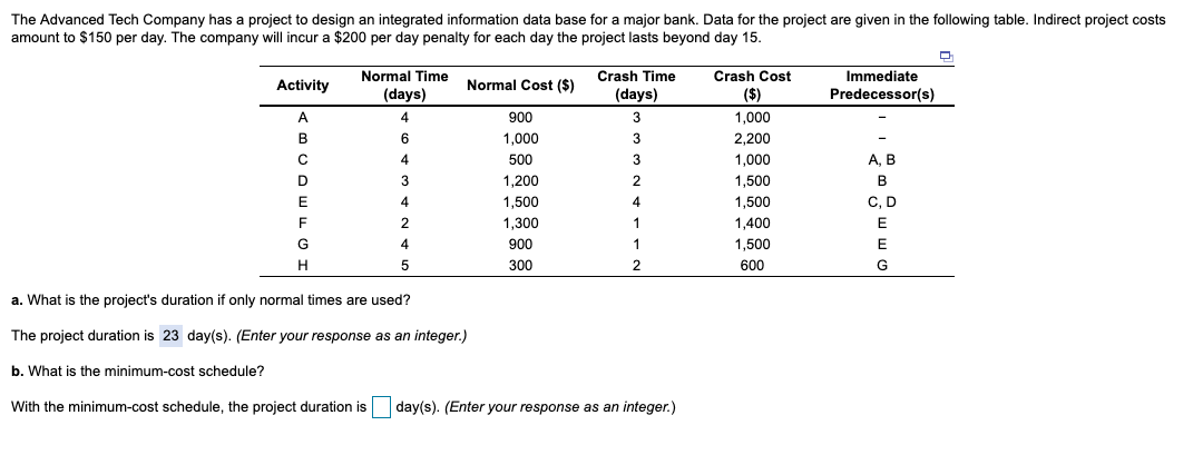 answer b & c question c: what is the critical