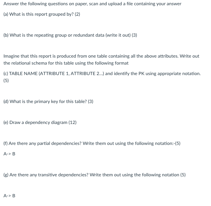 Below is a sample inventory management Report