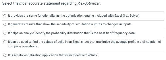 Select the most accurate statement regarding