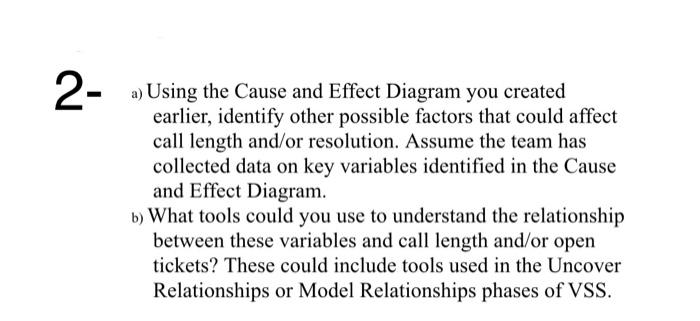 The first part is based on a Six Sigma project to