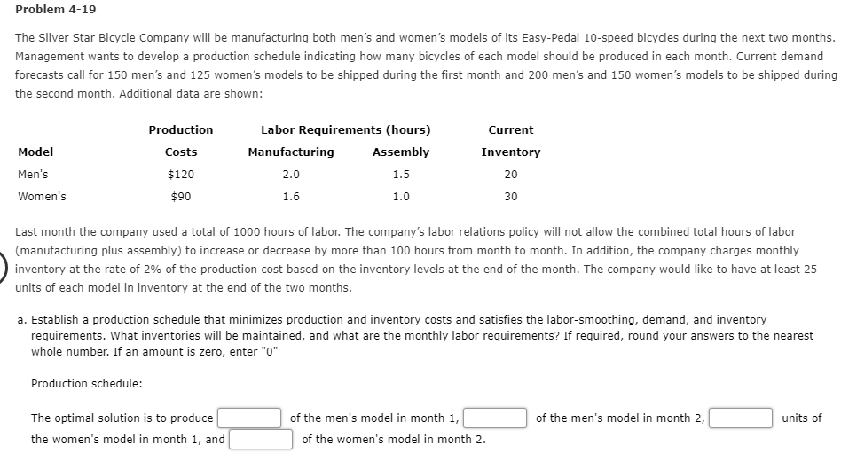 ANWER ALL PLEASE ANSWER ALL QUESTIONS Problem