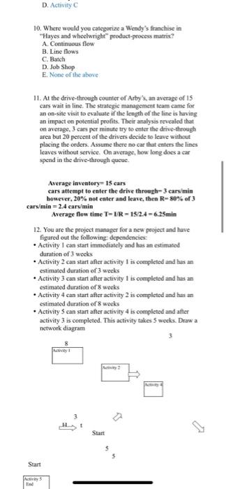 the throughput? What is the average inventory? On