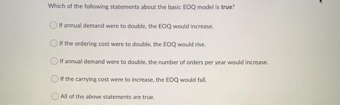 Which of the following statements about the basic