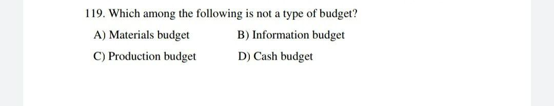 I need the answer as soon as possible 119. Which