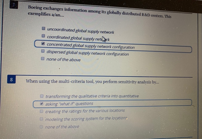 Boeing exchanges information among its globally
