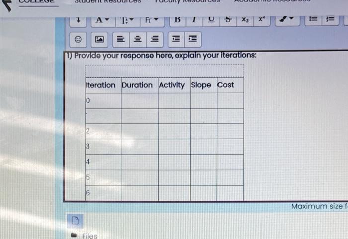 Use the information contained below to calculate