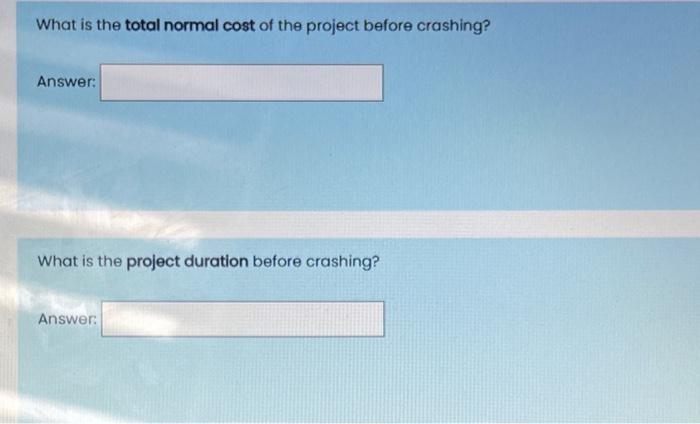 Use the information contained below to calculate