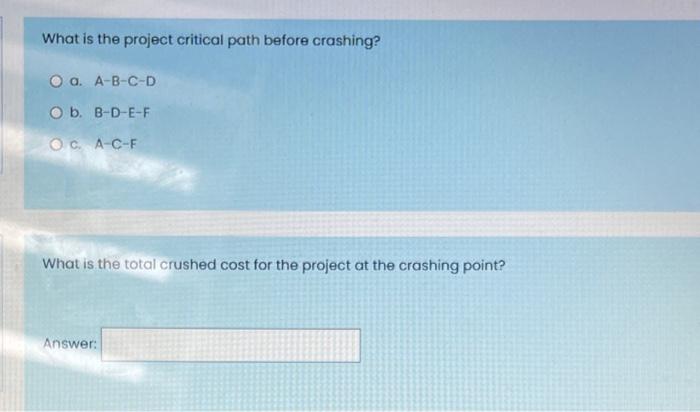 Use the information contained below to calculate