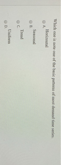 Which one is note one of the basic patterns of