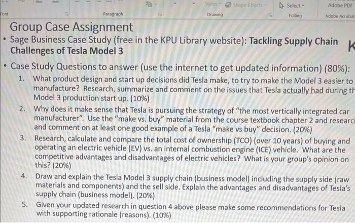 Group Case Assignment Sage Business Case Study