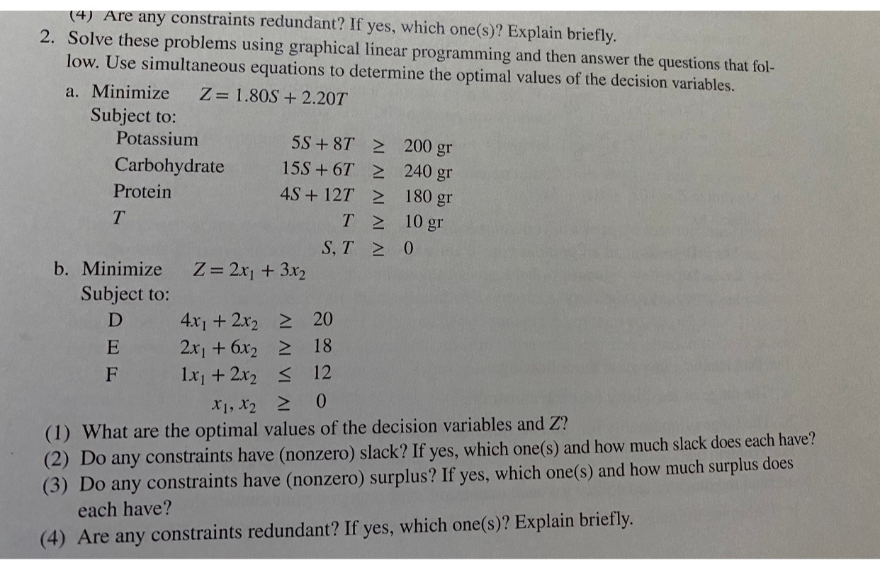 Question: Please answer Question 2 from the