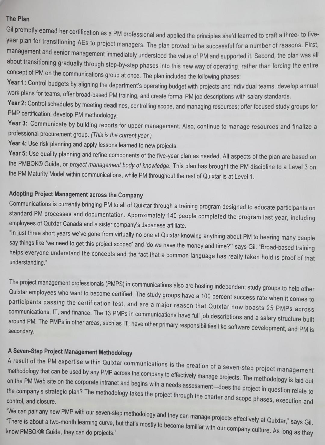 Q3 Please assist Project Communication Management