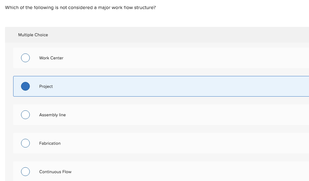 Which of the following is not considered a major