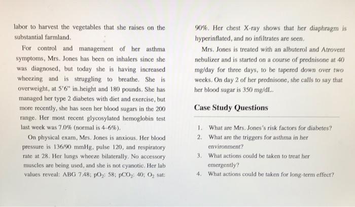 Answer the case study questions (be specific)