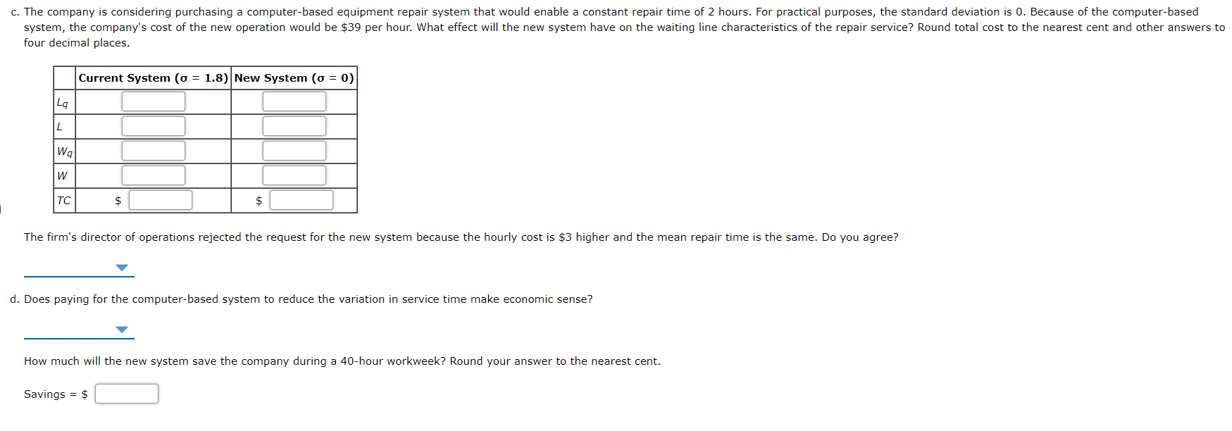 Problem 11-29 (Algorithmic) The Robotics