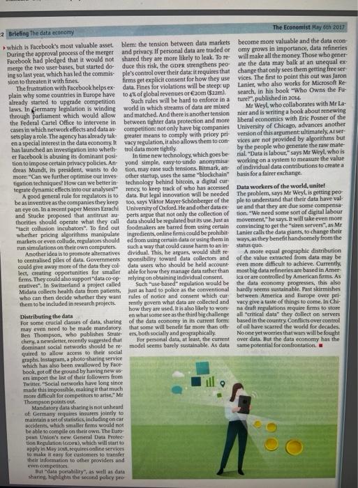 please read the artical below and answer the