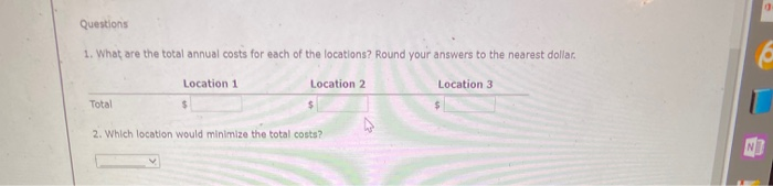 need help please Excel Online Activity: Location