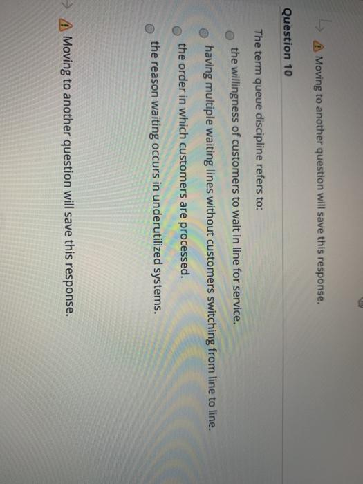 A Moving to another question will save this