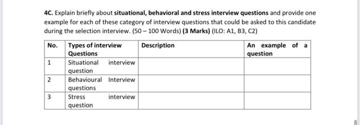 Section C: Interview Case Scenario 2: The