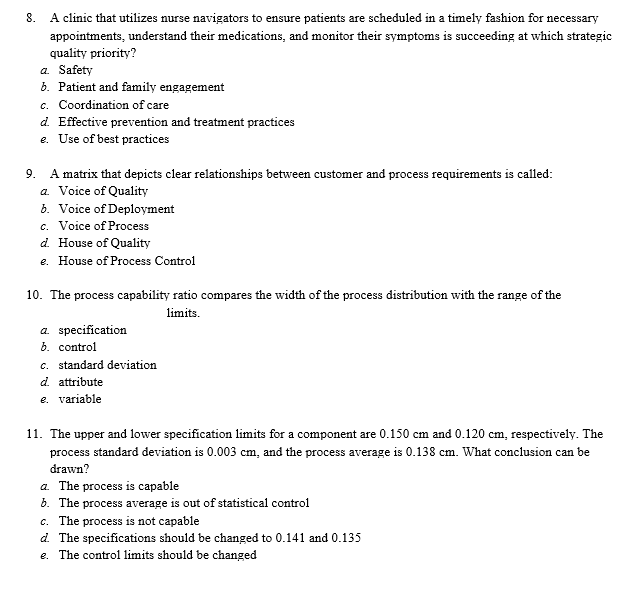 Please answer question(s) (8, 9., 10., & 11.) 8.