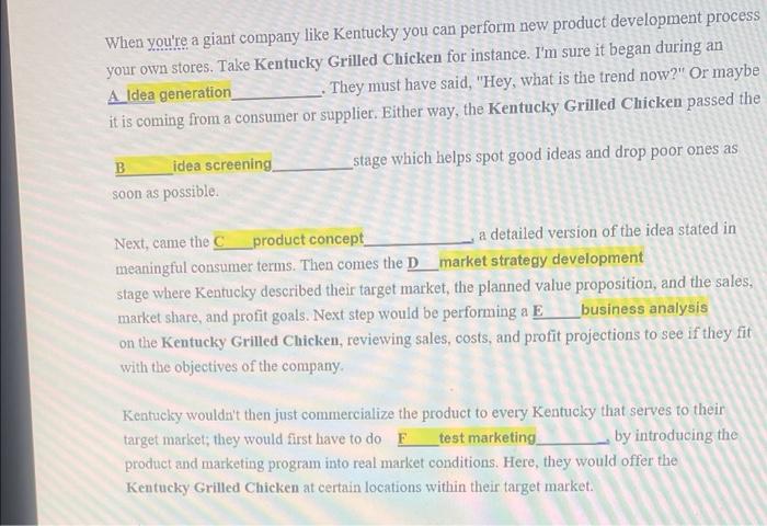 When you're a giant company like Kentucky you can