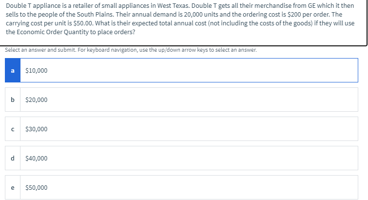 Double T appliance is a retailer of small