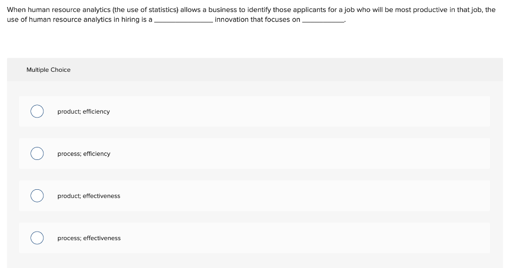 When human resource analytics (the use of