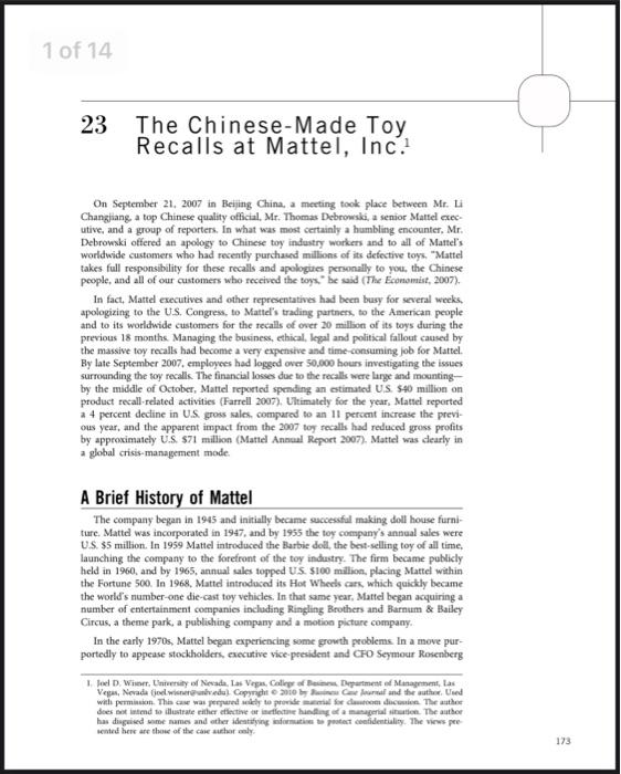 1 of 14 23 The Chinese-Made Toy Recalls at