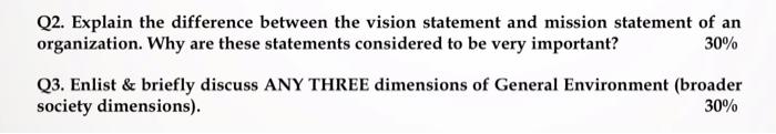 answer the questions please Q2. Explain the