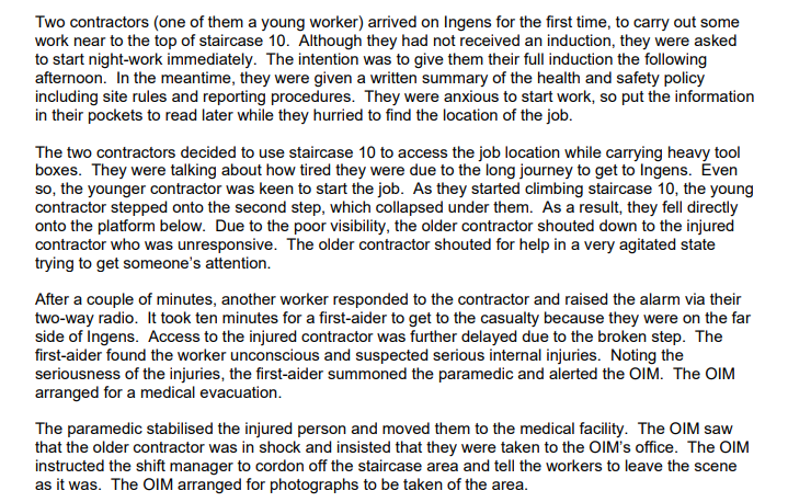 ABC Oil Company is a multi-national organisation